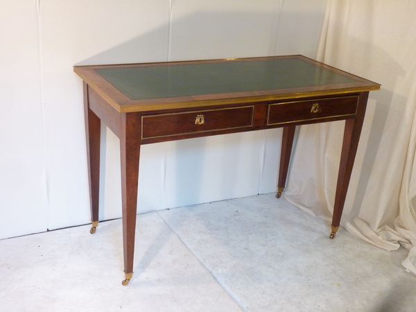 French Directoire Style Leather Top Desk