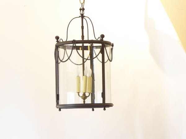 Antique French Bronze Lantern