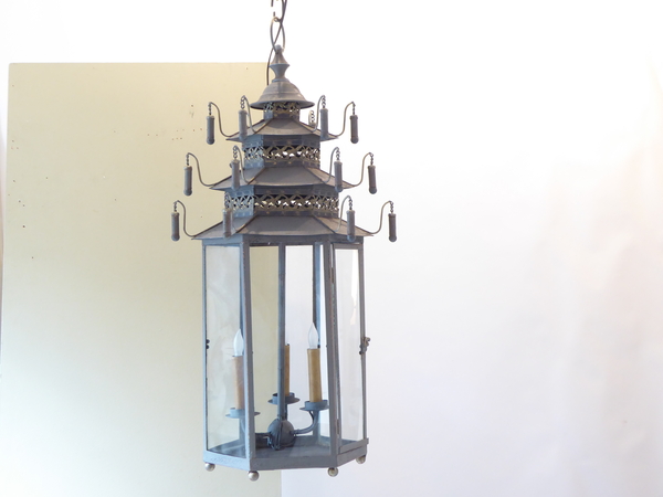 Tole Chinoiserie Lantern