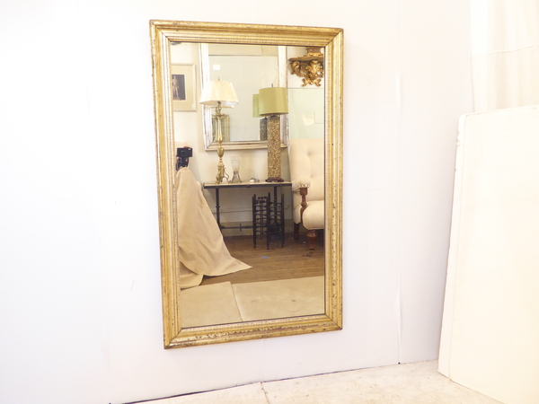 19th Century Silver Gilt Mirror