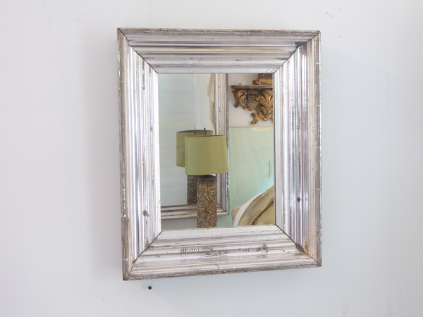 19th Century Silver Accent Mirror