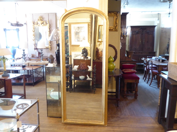 19th Century Full Length Mirror