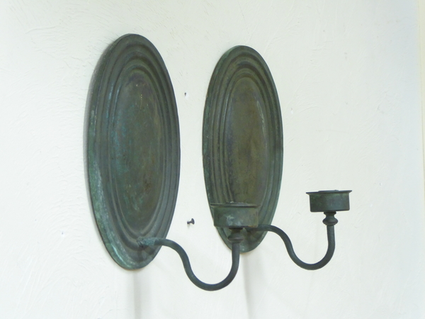 Bronze Oval Sconces