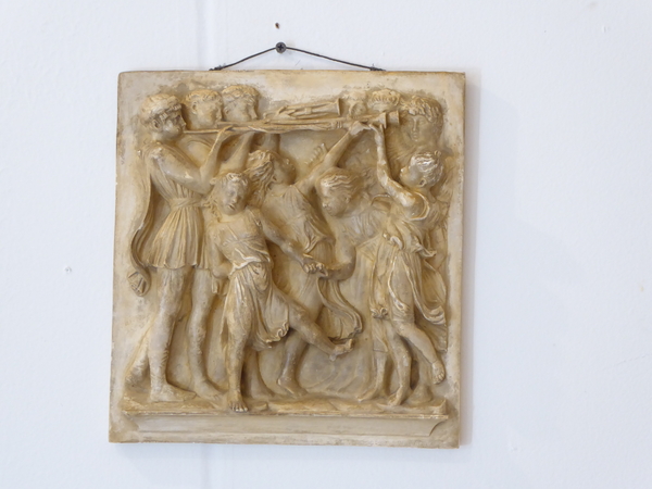 Caproni Plaster Frieze of Dell Robia Work