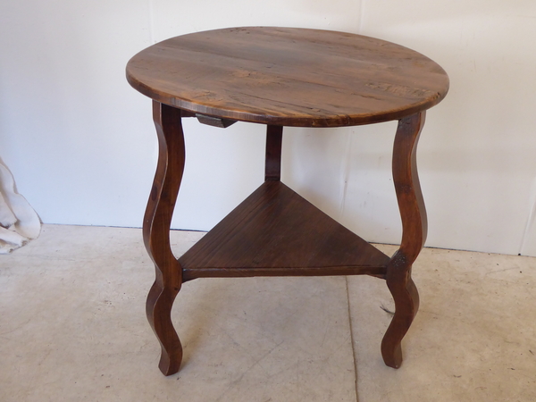 English Oak Cricket Table