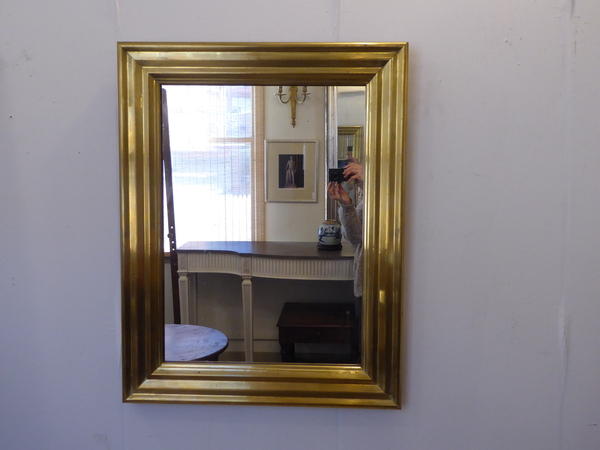 20th Century Brass Mirror