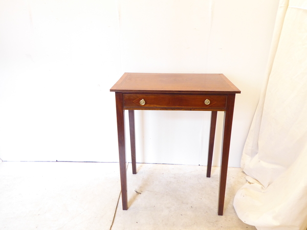 English Georgian Mahogany Side Table