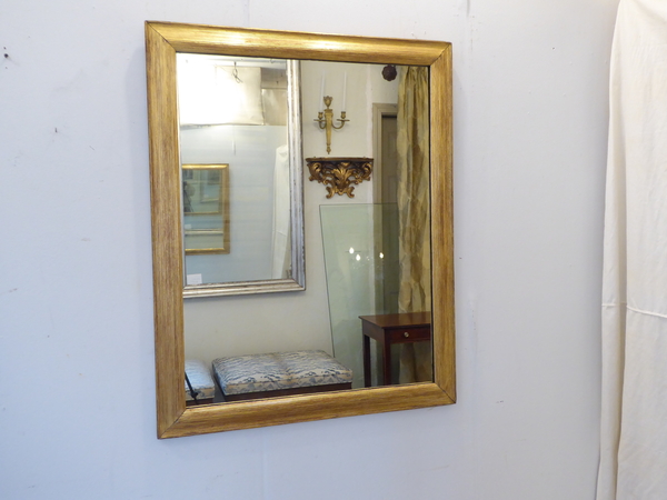 20th Century Combed Giltwood Mirror