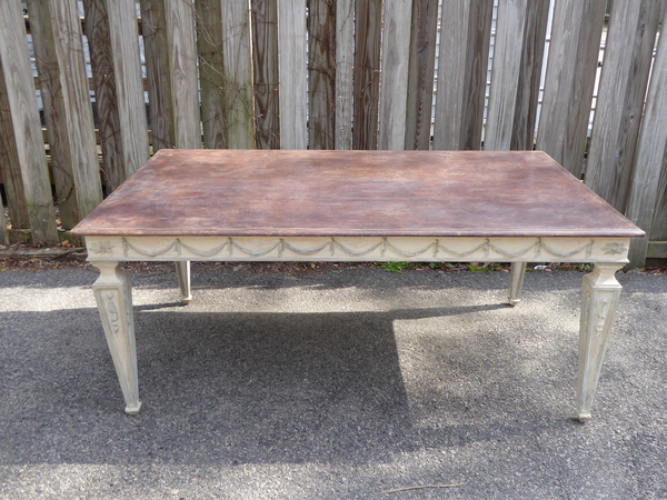 Italian Painted Dining Table