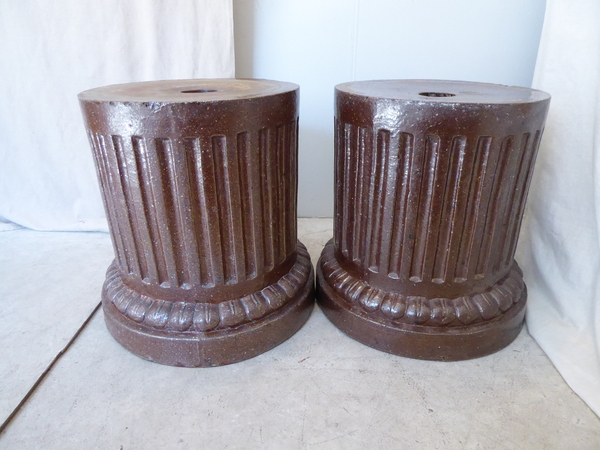 Portland Stoneware Pedestals