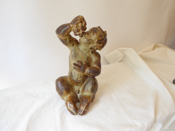 Royal Copenhagen Sculpture of Faun