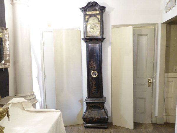 18th Century Continental Chinoiserie Clock