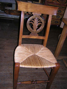set of 6 20th century French beechwood sidechairs