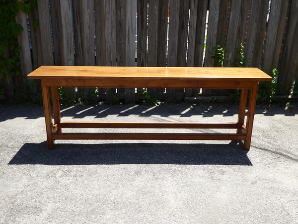 20th Century Hardwood Sofa Table