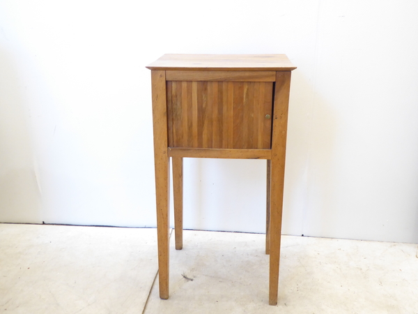 19th C French Directoire Walnut Nightstand