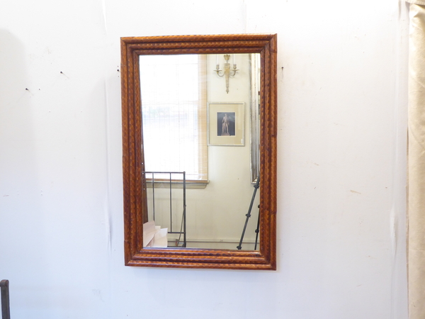 Painted Bamboo Mirror