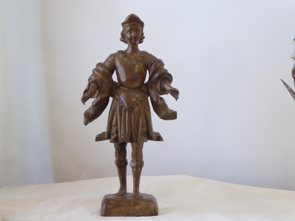 Antique South American Walnut Archangel