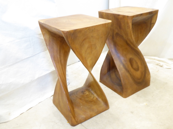 Sculptural End Tables