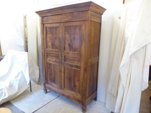 19th C French Walnut Armoire