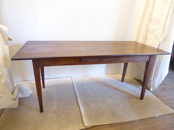 19th Century French Fruitwood Dining Table