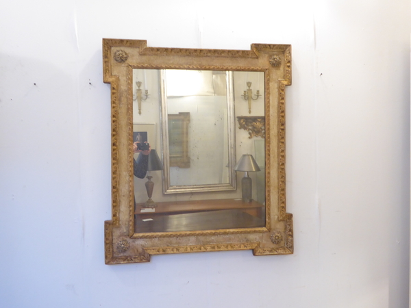 18th Century Continental Rosette Mirror