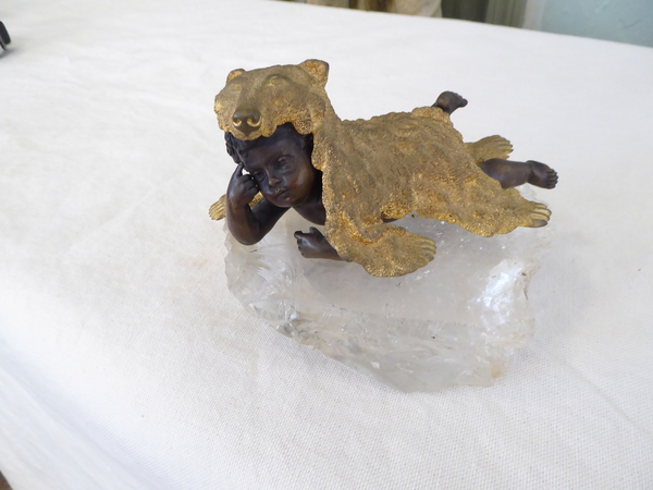 Grand Tour Putto in Bearskin