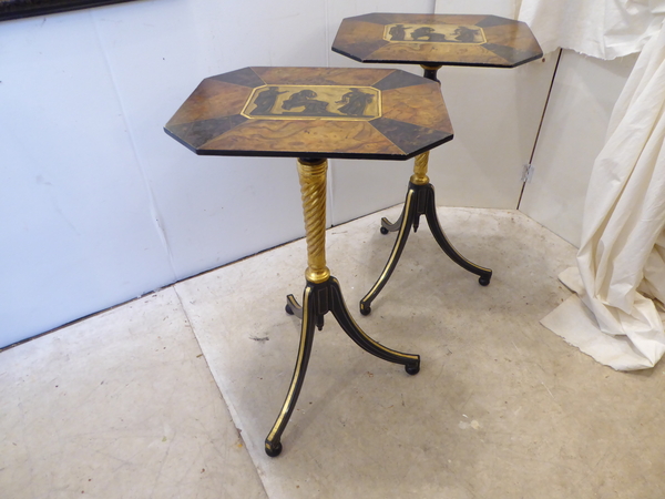 19th Century English Regency Side Tables