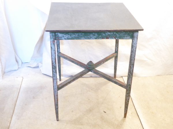 Antique American Weathered Painted Table