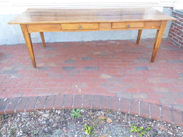 19th C French Country Cherry Dining Table