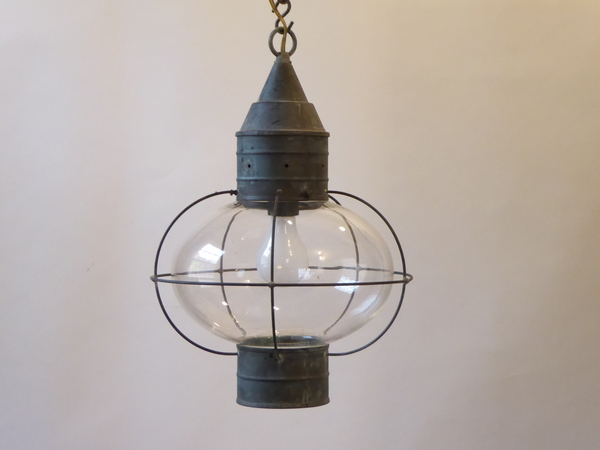 Onion Shape Verdigris Copper Lantern