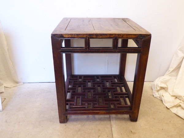 Antique Chinese End Table