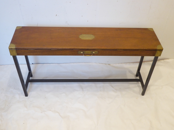 19th C Campaign Box on Stand