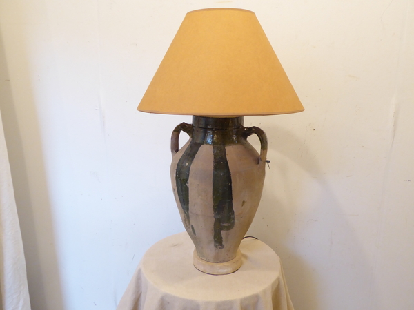 Mediterranean Ceramic Jar Lamp