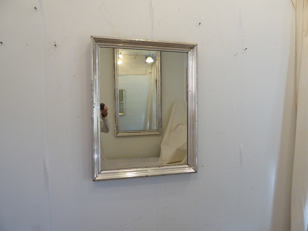 19th C Bright Silverleaf Mirror