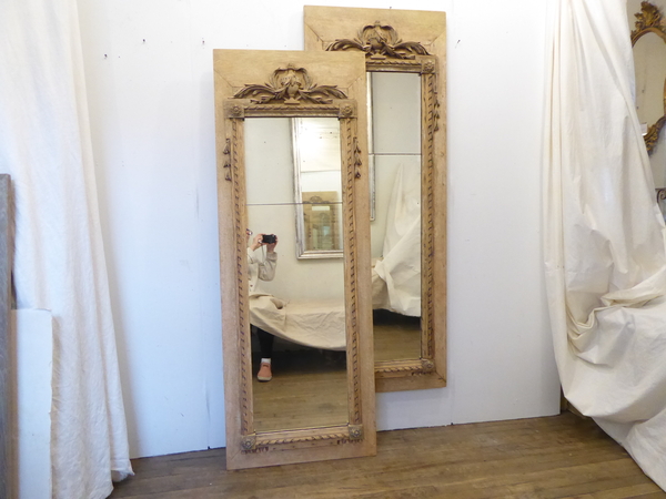18th Century Boiserie Panel Mirrors