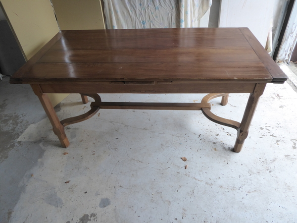 19th C French Cherry Extending Dining Table