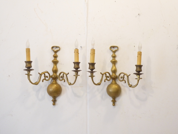 19th C Flemish Sconces