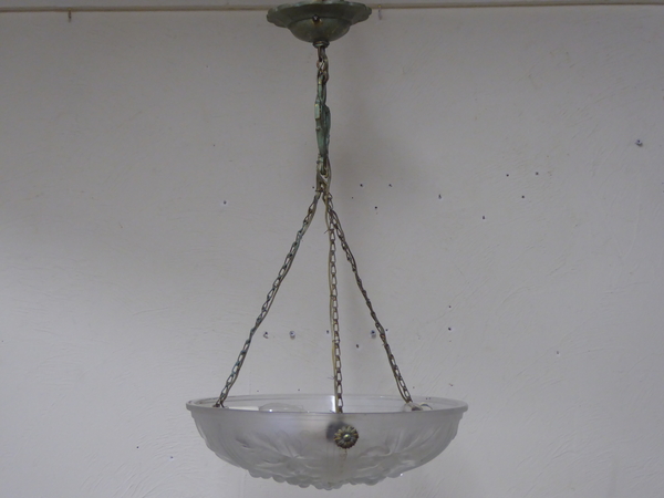 French Art Deco Pendant Light