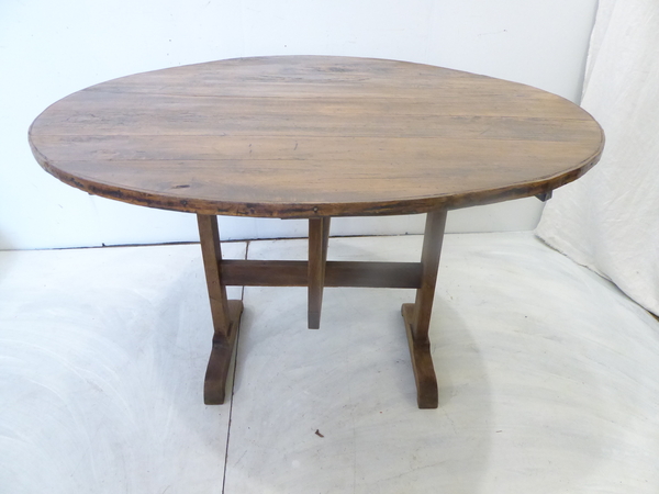 19th C French Wine Tasting Side Table