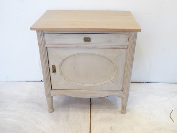Swedish Painted Pine Cabinet