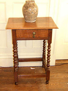 William and Mary English oak table