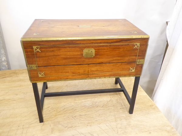 Mahogany Writing Box on Stand