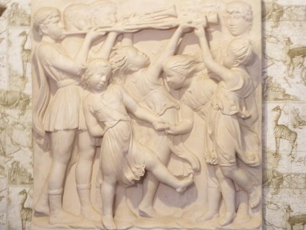 19th C Caproni Frieze of della Robbia Work