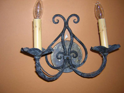 heart shaped newly electrified sconces
