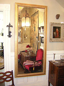 19th century French giltwood mirror