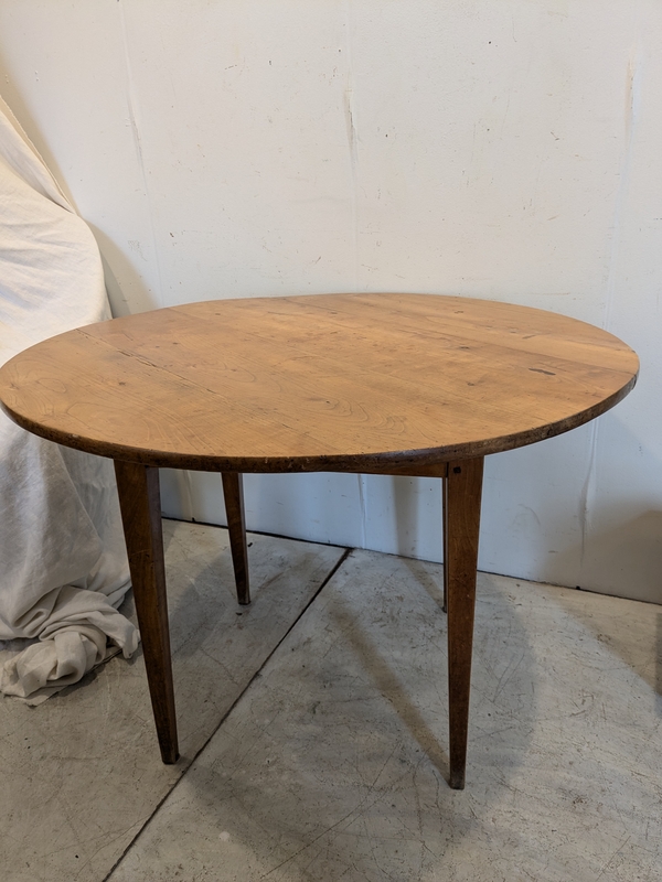 French Fruit wood Round Table