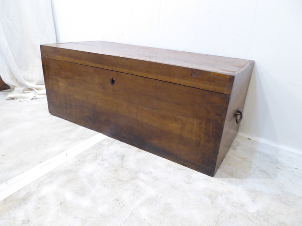 Antique Italian Walnut Trunk