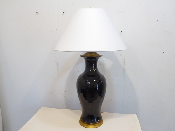 19th Century Chinese Baluster Lamp