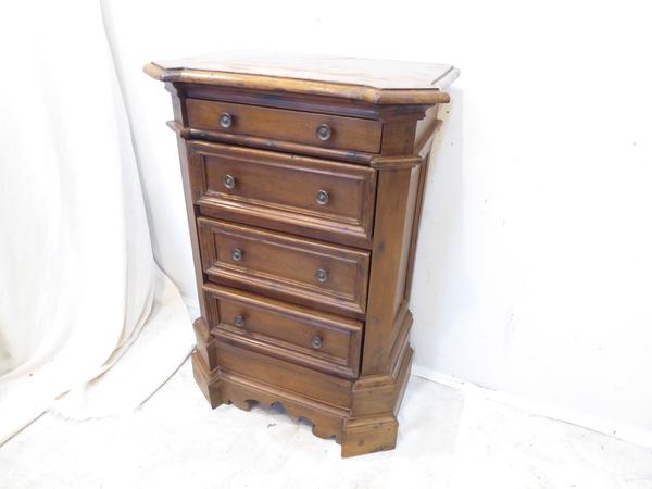 Antique Italian Walnut Side Chest