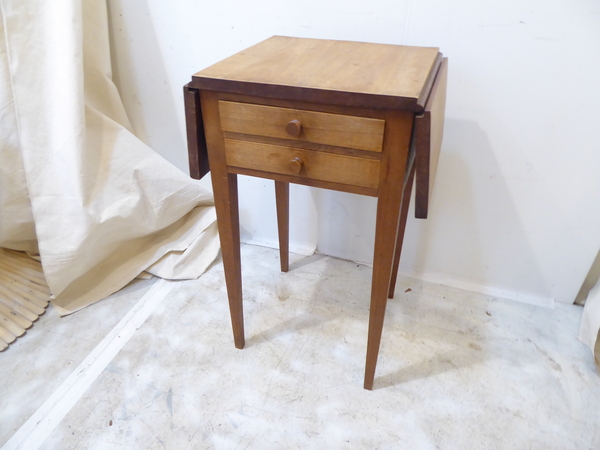 Weathered Mahogany Side Table